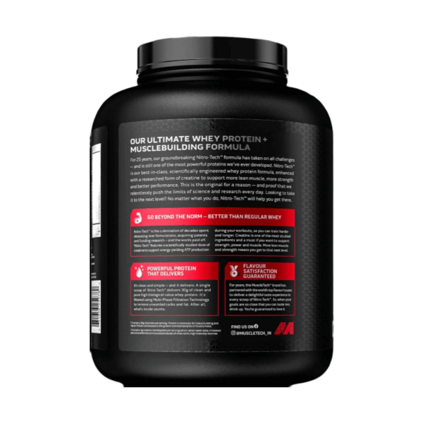 MuscleTech™ Nitro-Tech™ Ripped Whey Protein Powder - Image 7