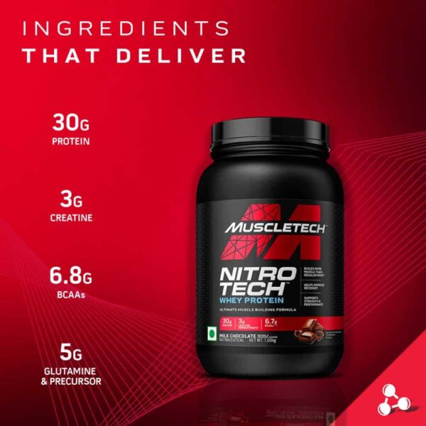 MuscleTech™ Nitro-Tech™ Ripped Whey Protein Powder - Image 5